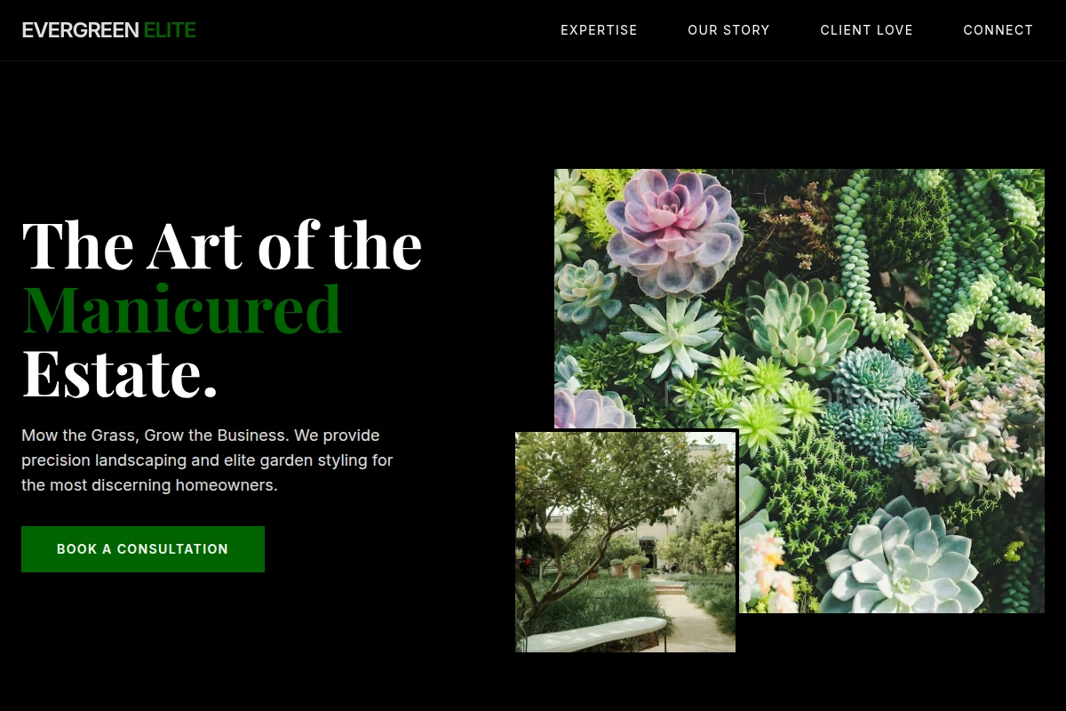 Manicure Garden Design