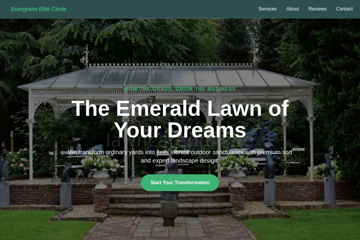 Sod Garden Design