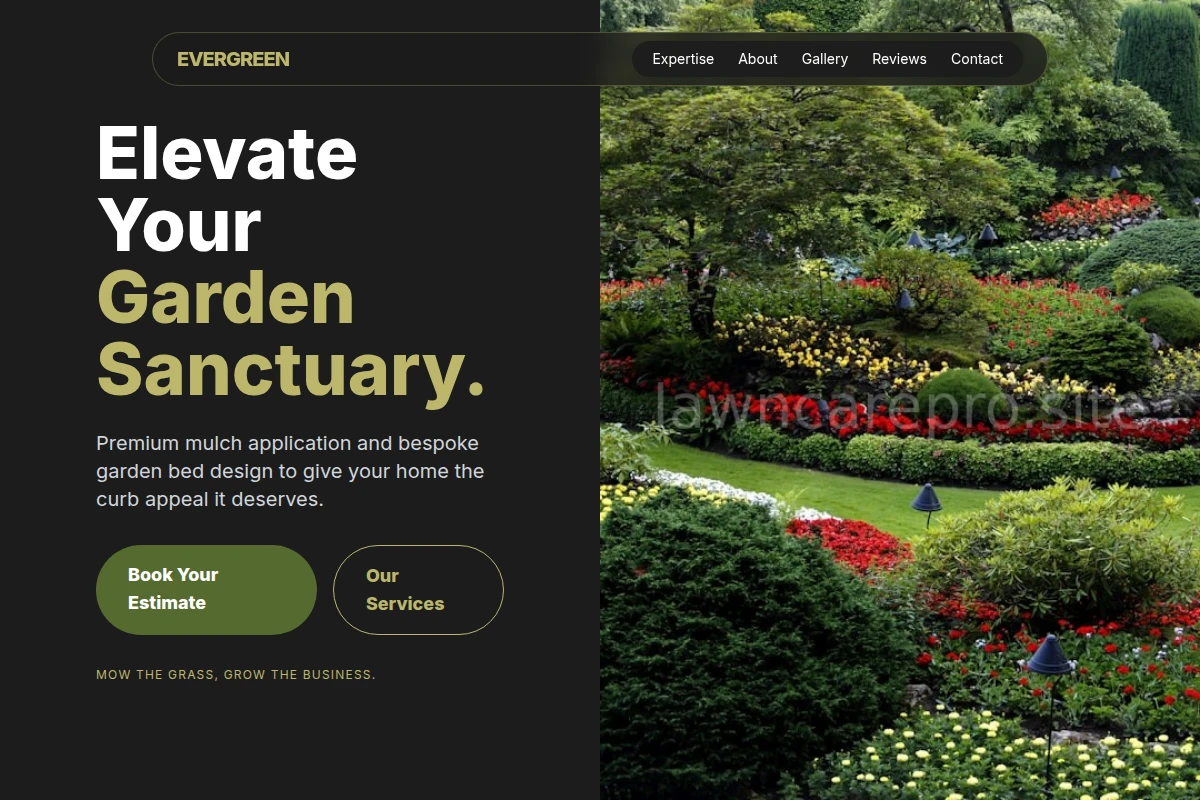 Mulch Garden Design