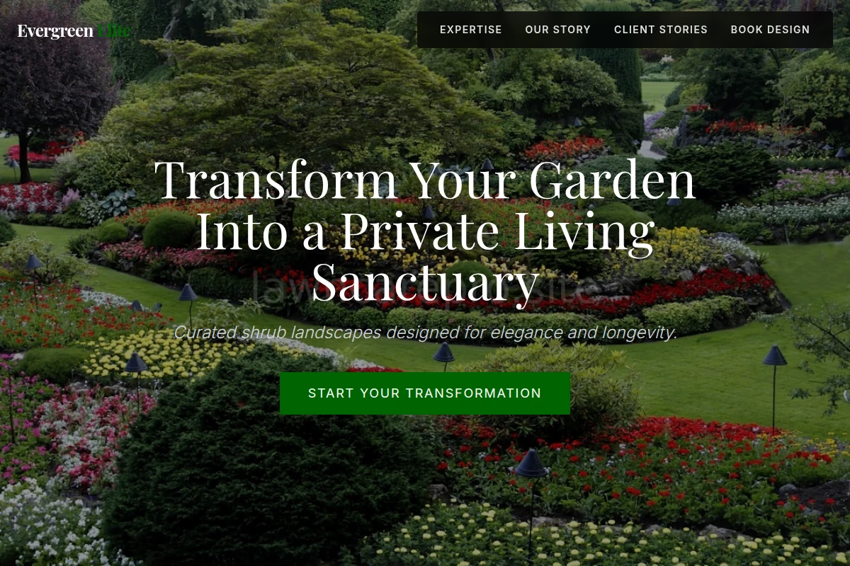 Shrub Garden Design