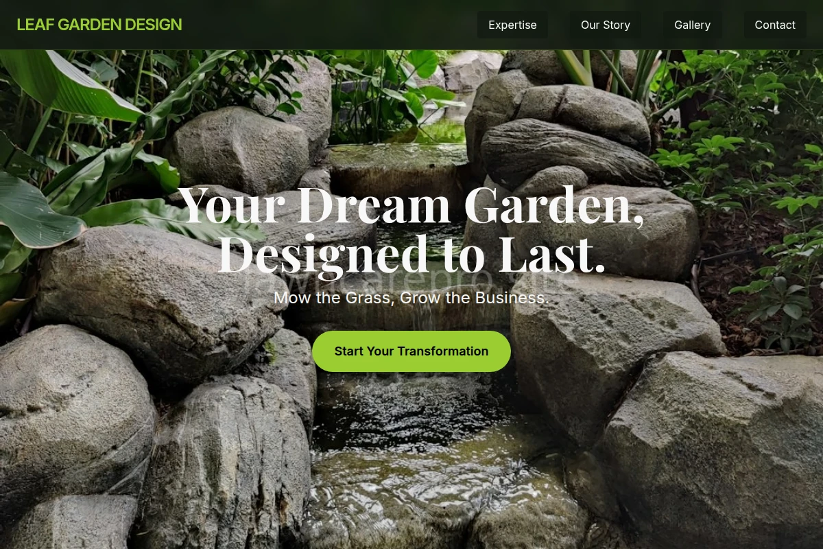 Leaf Garden Design