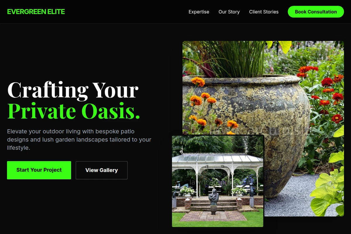 Patio Garden Design