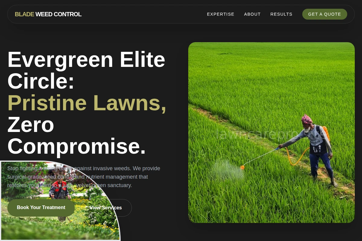 Blade Weed Control
