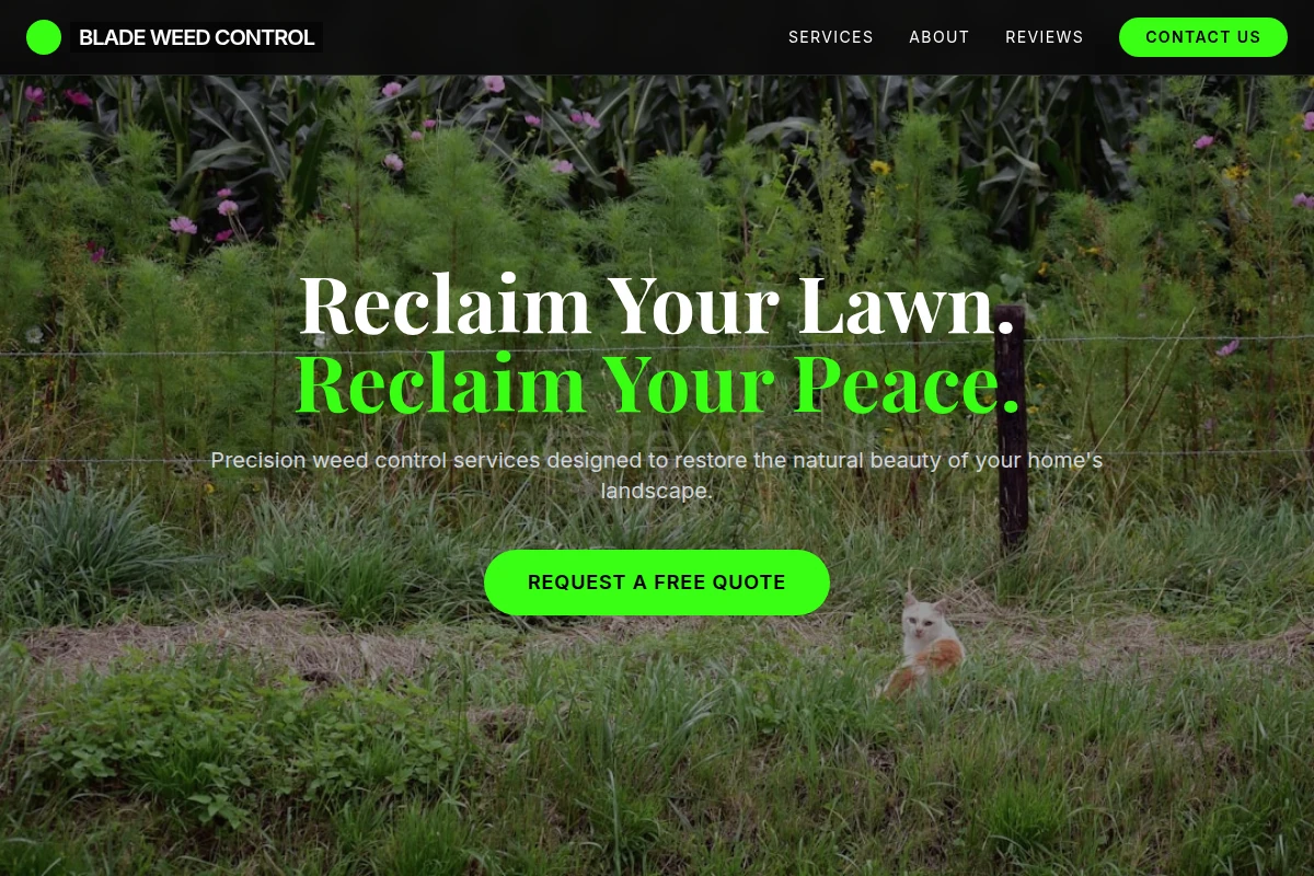 Blade Weed Control